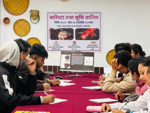 १५ दिने निशुल्क बारिस्टा तथा सुसि तालिम शुरु १५ दिने निशुल्क बारिस्टा तथा सुसि तालिम शुरु