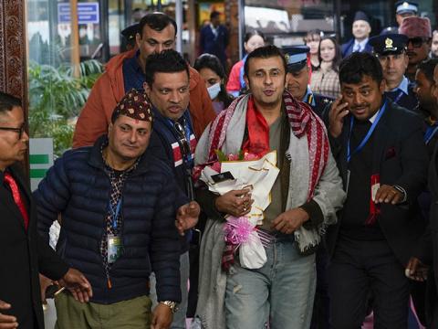 भारतीय गायक सोनु निगम काठमाडौँमा