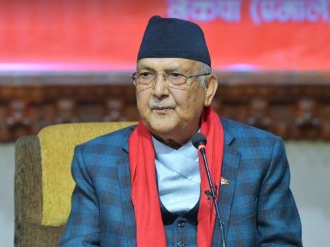 पूर्व प्रधानमन्त्री केपी शर्मा ओली पक्राउ